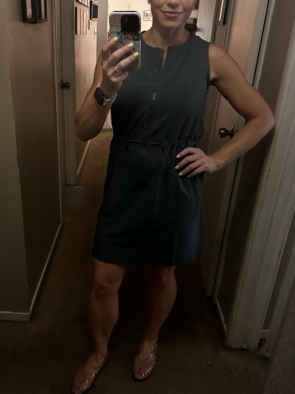ZELLA Venture Sleeveless Front Zip Utility Dress - Picture 4 of 11